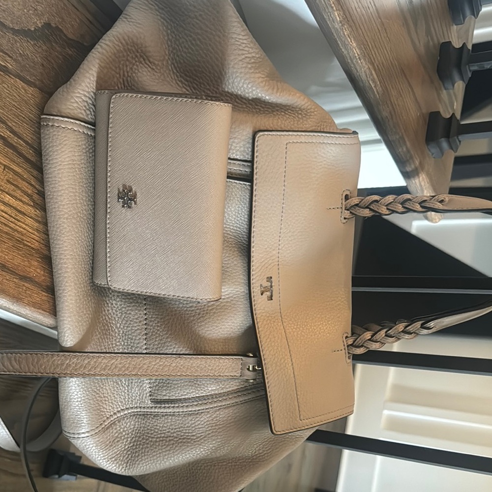 Tory Burch Beige Shoulder Bag